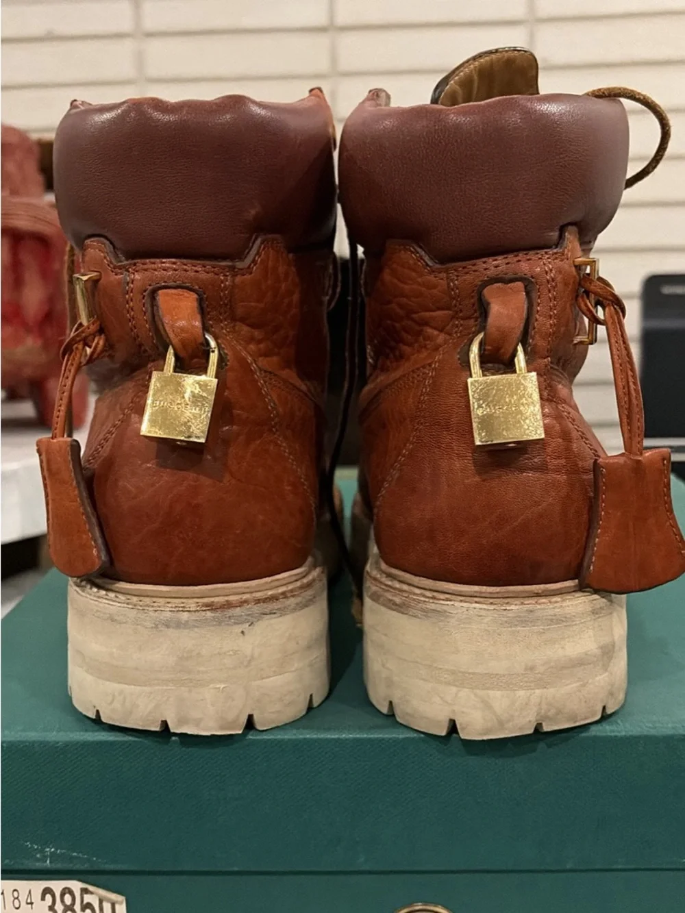 Buscemi Whiskey Brown Men’s Site Boot